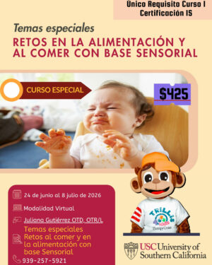 Curso Virtual:  Retos en la alimentación y el acto de comer basados en lo sensorial